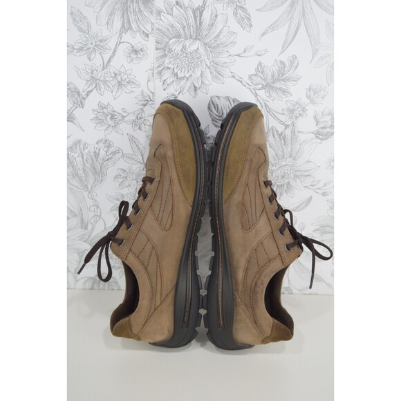 Ecco Brown Leather Sneakers Men\'s Size 47 (US 13 / 13.5) Oxfords